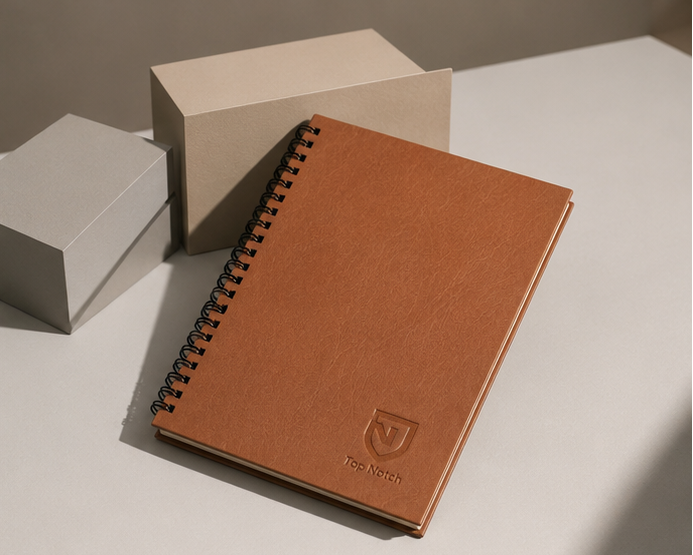 Terra Luxe Spiral Sketchbook - Brown