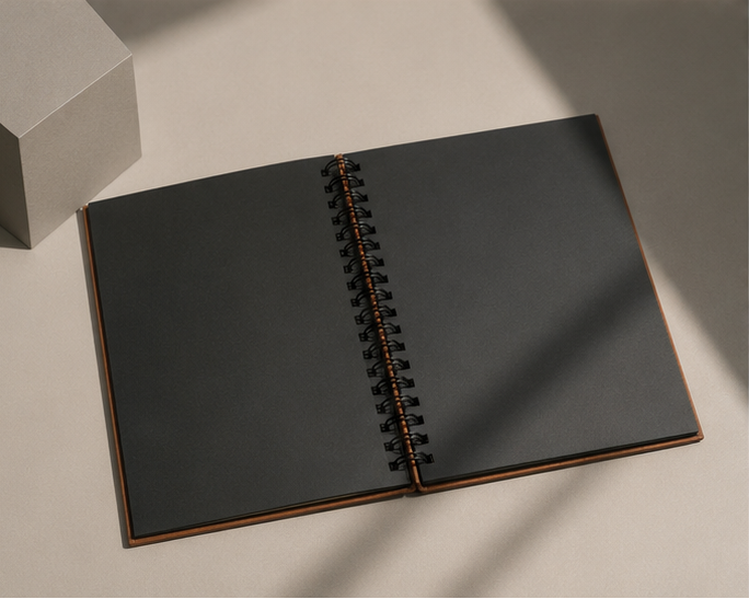 Terra Luxe Spiral Sketchbook - Brown